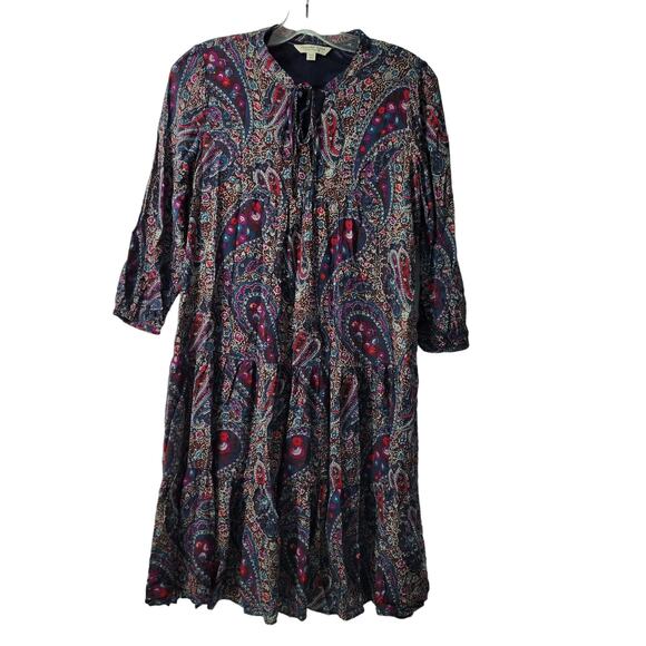 Thursday Island Dresses & Skirts - Thursday Island Urban Vintage Life Boho Shift Lined Dress Size S 12222-0492